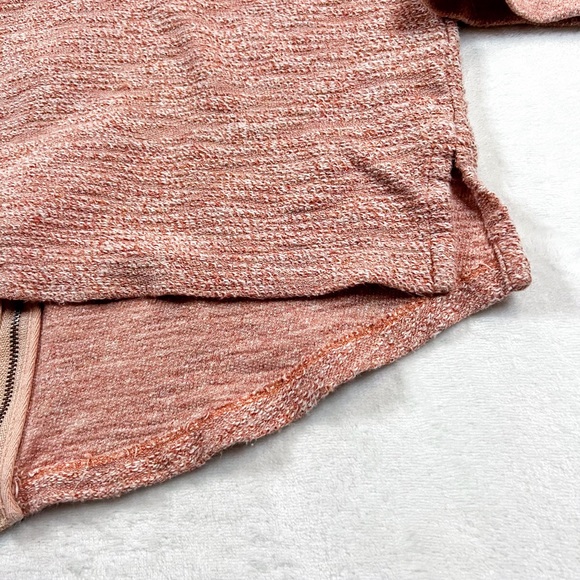 Lou & Grey Women’s Sz Small Pink Back Zip 3/4 Sleeve Knit Top. - Picture 8 of 10